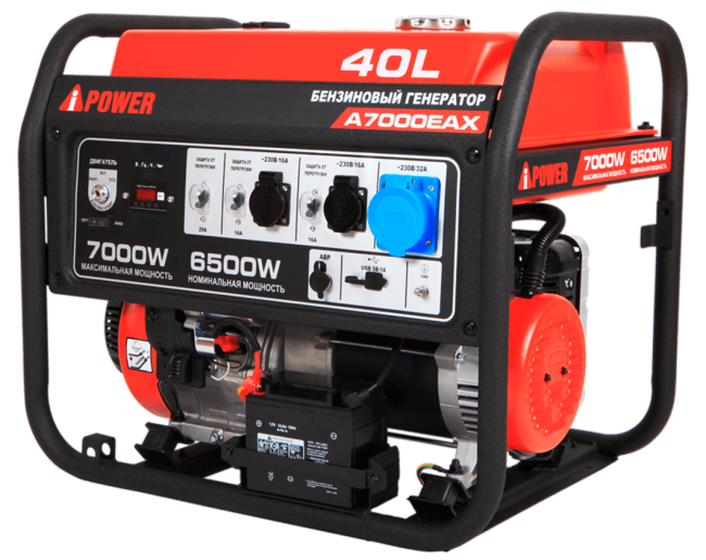 Бензиновый генератор A-iPower A7000EAX + транспортировочный комплект A-iPower L