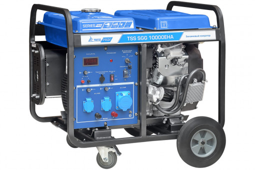 Бензиновый генератор TSS SGG 10000EHA + блок автозапуска АВР-С TSS 10000/230 Бензиновый генератор TSS SGG 10000EHA + блок автозапуска АВР-С TSS 10000/230