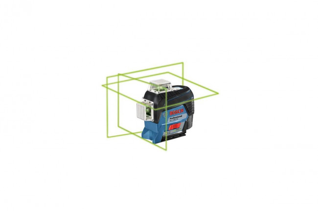 Лазерный уровень Bosch  GLL 3-80 CG + BM 1 + GBA 12V + L-Boxx (0.601.063.T00)