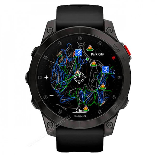 Часы Garmin Epix (Gen 2) Sapphire титановый черный DLC Часы Garmin Epix (Gen 2) Sapphire титановый черный DLC
