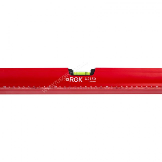 Пузырьковый строительный уровень с магнитом RGK U2150 1,5 м (150 см) Пузырьковый строительный уровень с магнитом RGK U2150 1,5 м (150 см)