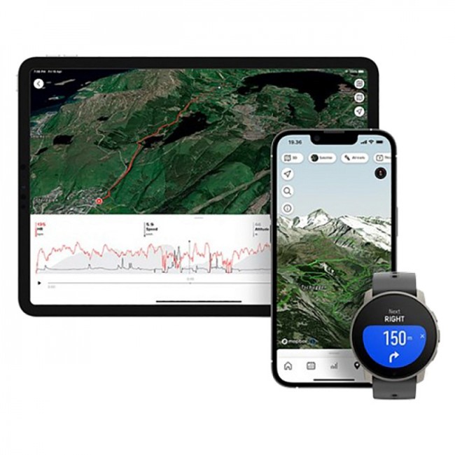 Часы SUUNTO 9 Peak Pro Titanium Slate, серые Часы SUUNTO 9 Peak Pro Titanium Slate, серые