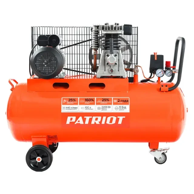 Компрессор поршневой ременной Patriot PTR 100-440I Компрессор поршневой ременной Patriot PTR 100-440I