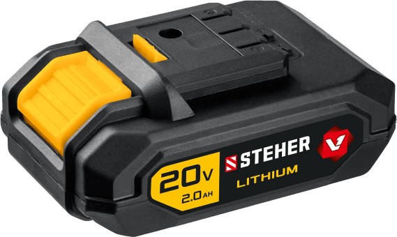Аккумуляторная батарея V1-20-2 STEHER V1, 20 В, 2.0 Ач
