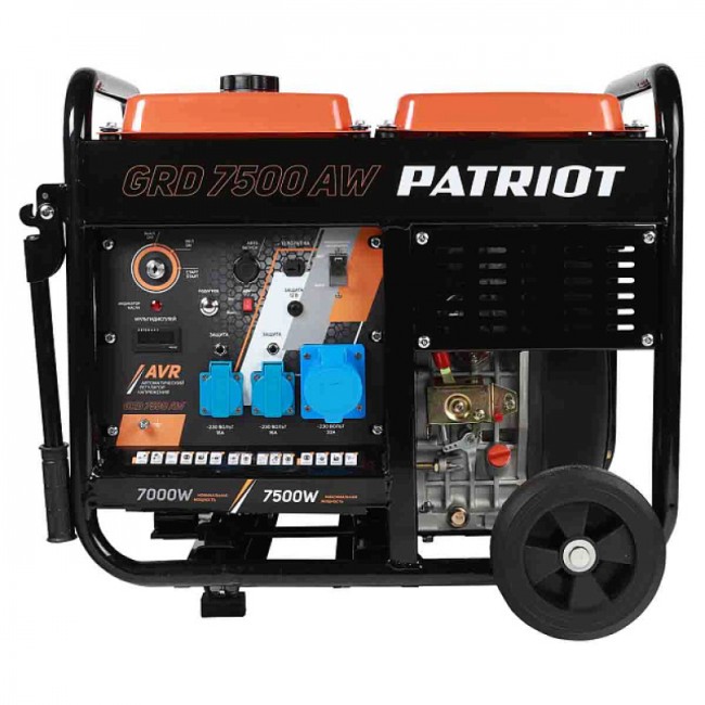 Дизельный генератор Patriot GRD 7500AW