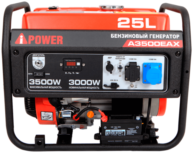Бензиновый генератор A-iPower A3500EAX + транспортировочный комплект A-iPower A Бензиновый генератор A-iPower A3500EAX + транспортировочный комплект A-iPower A