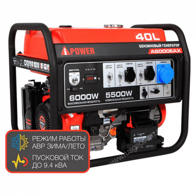 Бензиновый генератор A-iPower A6000EAX Бензиновый генератор A-iPower A6000EAX