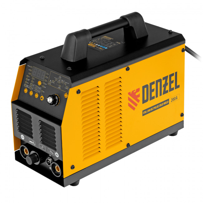 Аппарат аргонодуговой сварки ITIG-200 DС Pulse Cold Weld Denzel Аппарат аргонодуговой сварки ITIG-200 DС Pulse Cold Weld Denzel