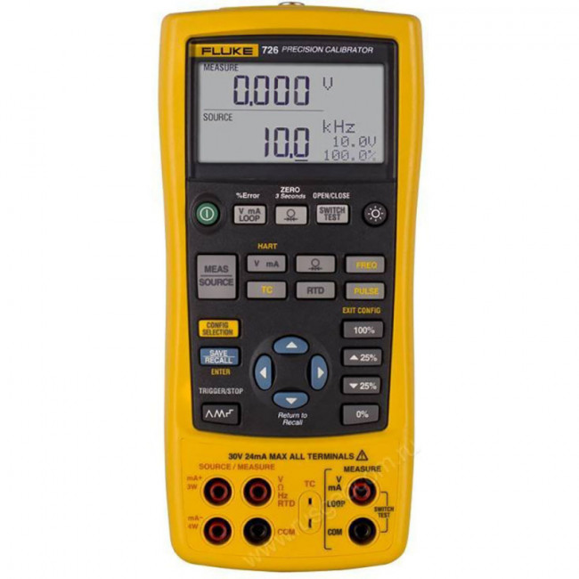Прецизионный многофункциональный калибратор процессов Fluke 726/APAC/EMEA