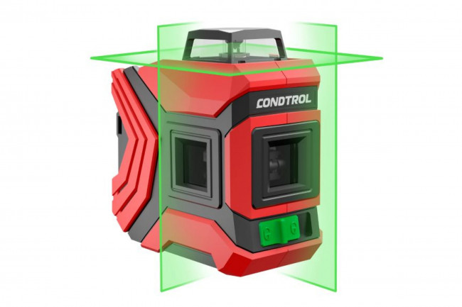 Лазерный уровень Condtrol GFX360 с зеленым лучом Лазерный уровень Condtrol GFX360 с зеленым лучом