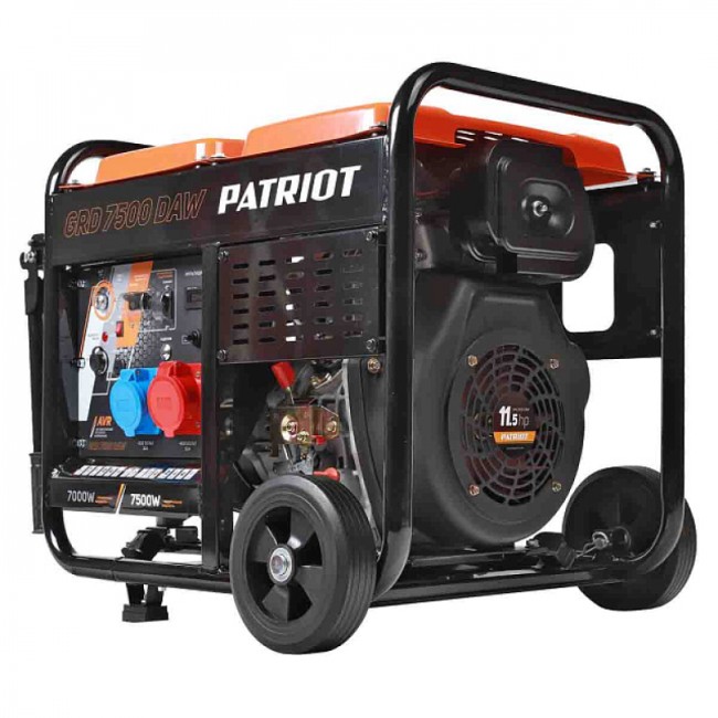 Дизельный генератор Patriot GRD 7500DAW
