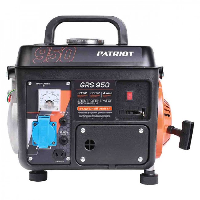 Бензиновый генератор Patriot GRS 950 Бензиновый генератор Patriot GRS 950