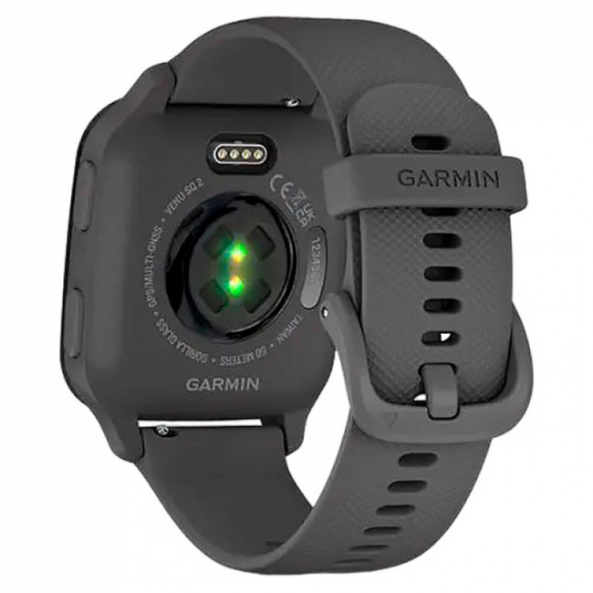 Часы Garmin Venu Sq 2 серый с серым алюминиевым безелем