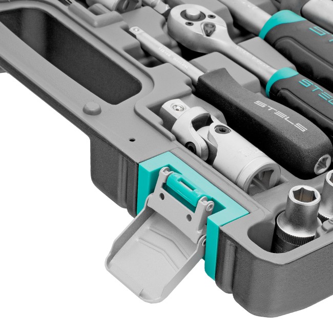 Набор инструментов 1/2", 1/4", CrV 94 предмета Stels
