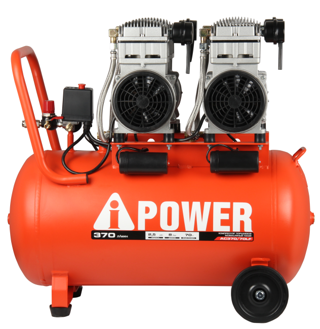 Компрессор поршневой безмасляный AC370/70LF A-iPower Компрессор поршневой безмасляный AC370/70LF A-iPower